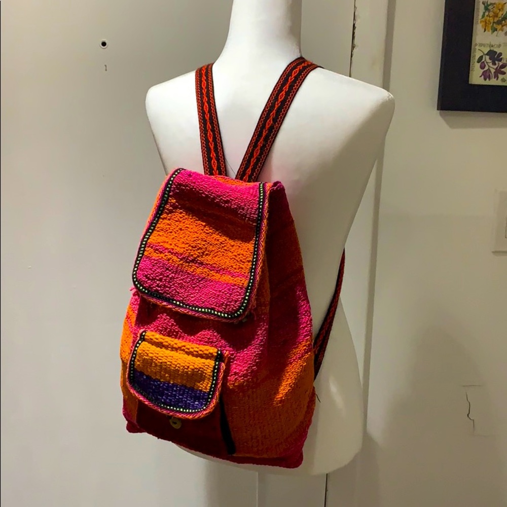 Authentic Peruvian “Mochila” Backpack 🇵🇪